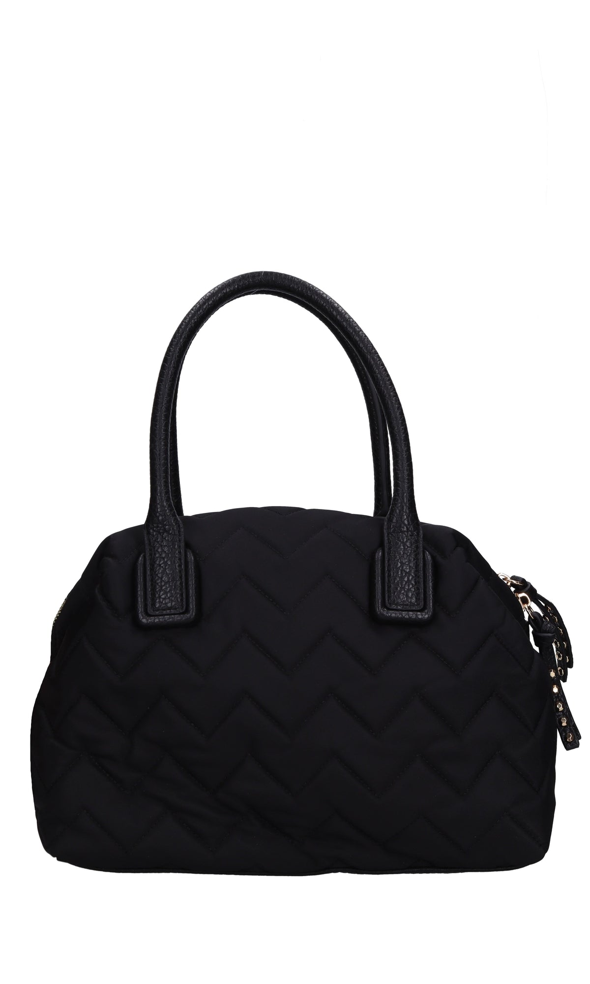 Borsa Dark Wave in ecopelle e tessuto 