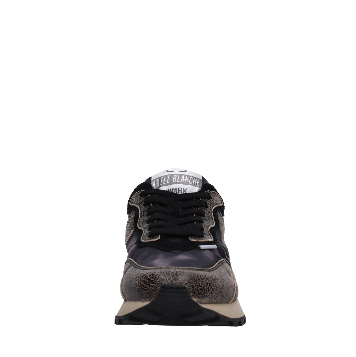 Sneakers in camoscio pelle e tessuto 