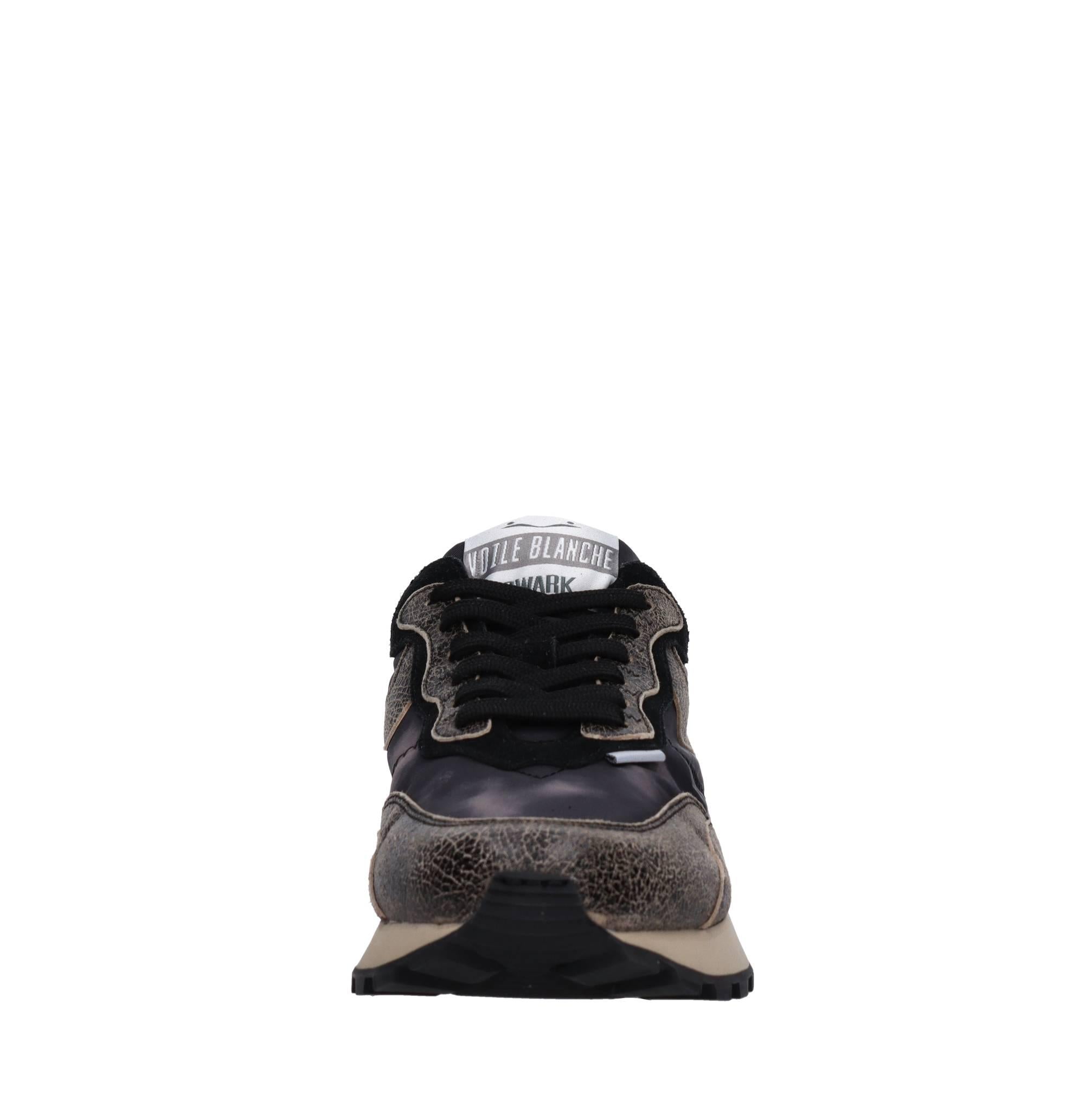 Sneakers in camoscio pelle e tessuto 