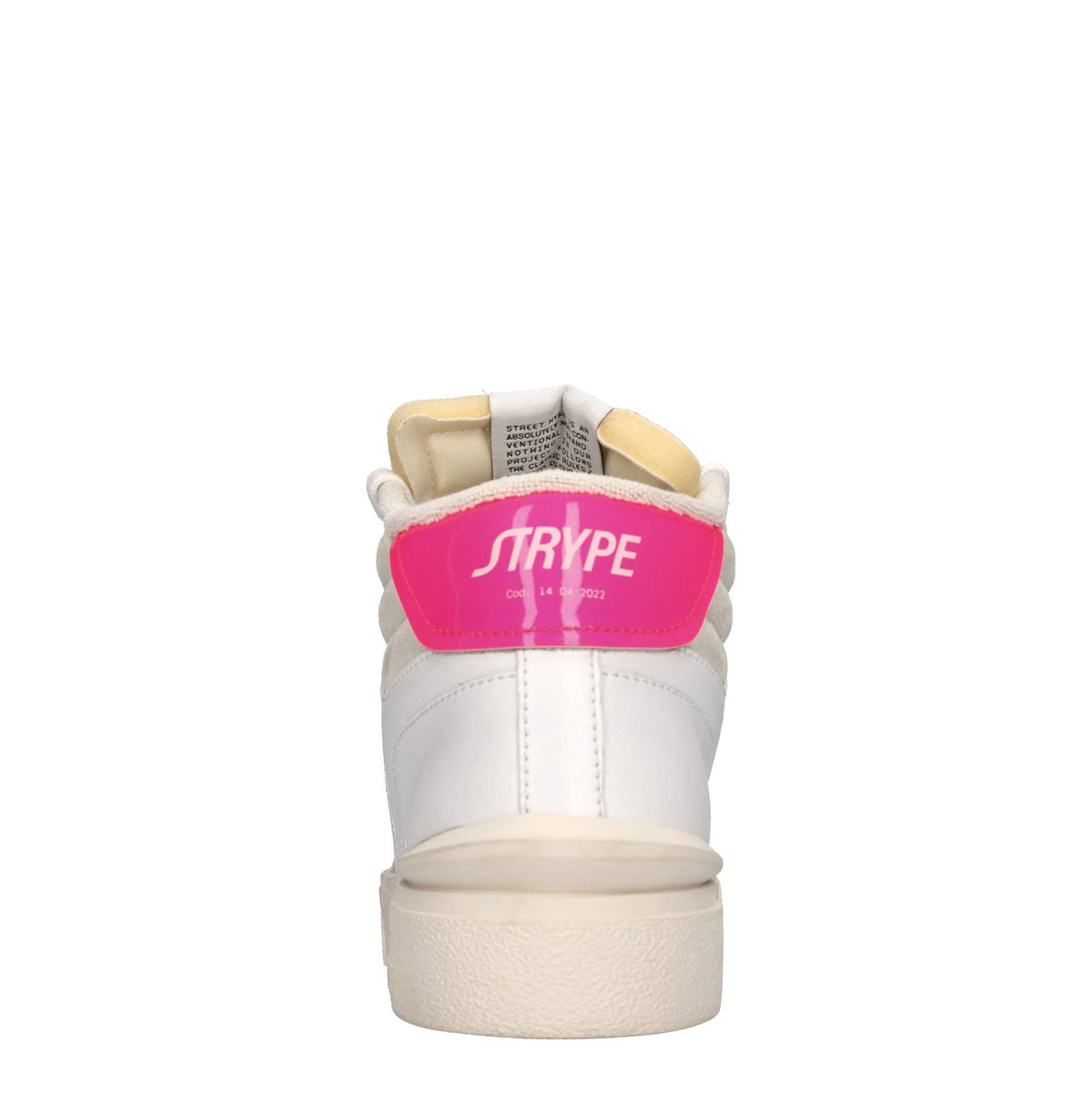 Sneakers in pelle e tessuto 