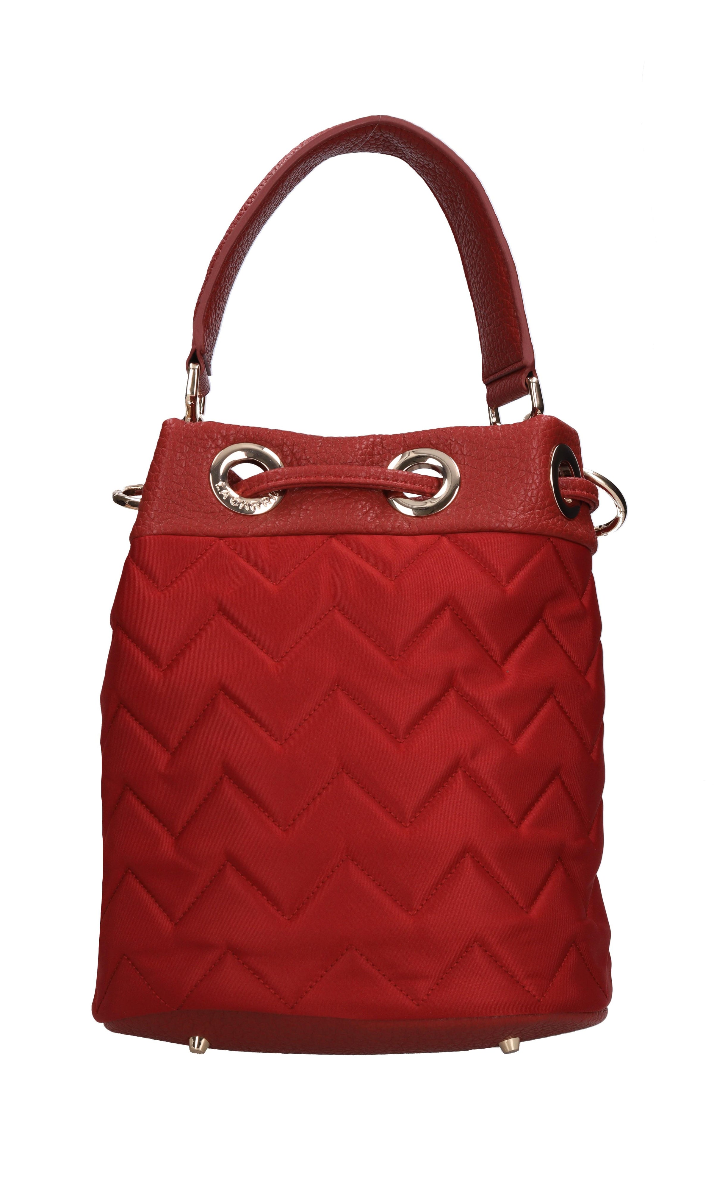 Borsa Dark Wave in tessuto ed ecopelle 
