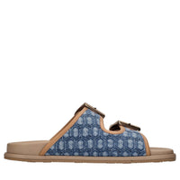 Flat Birky in tessuto denim 