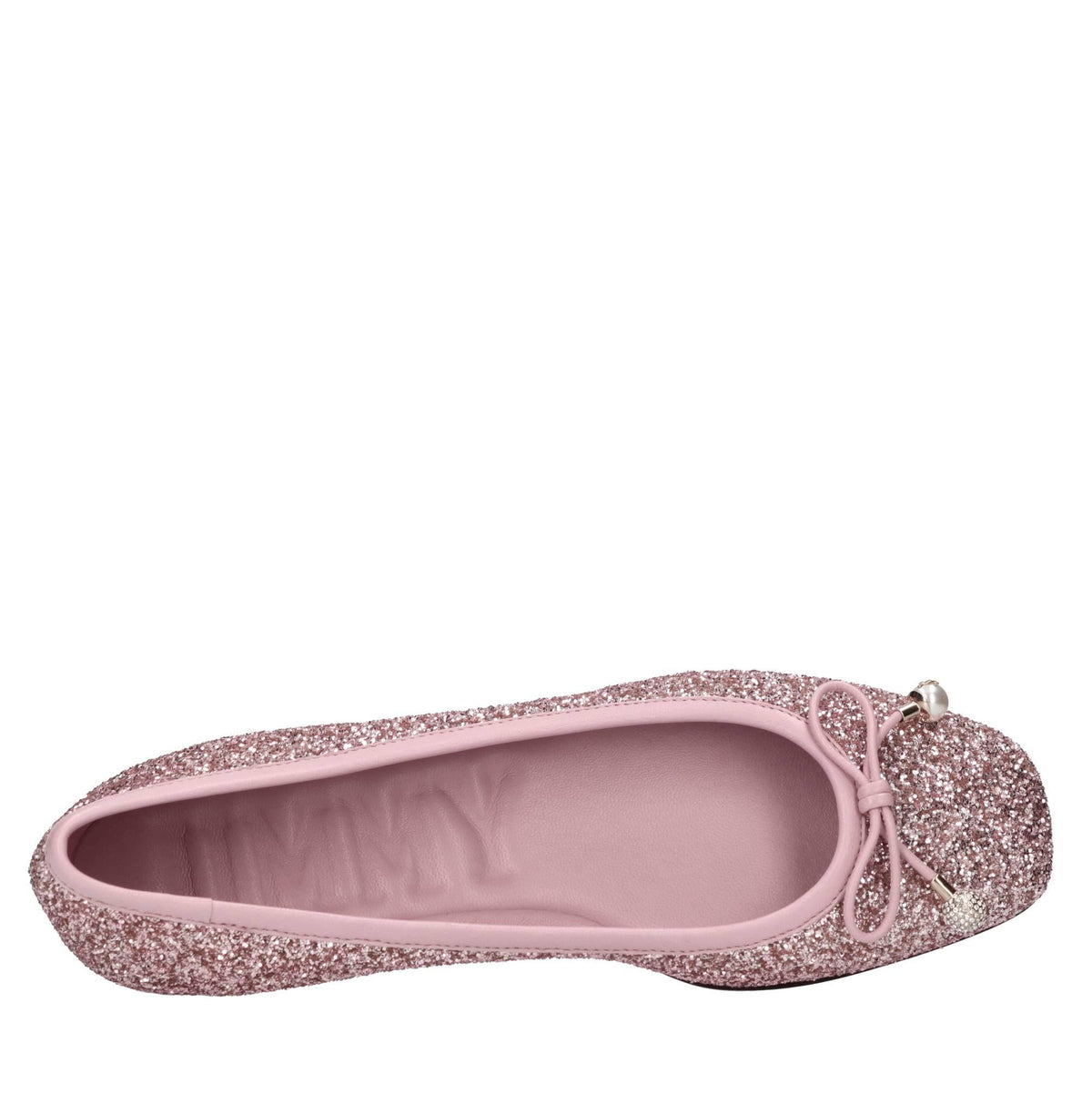 Ballerine in pelle e glitter 