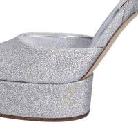 Décolleté slingback glitter 