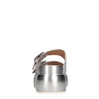 Mules modello SOMMER in ecopelle e tessuto 