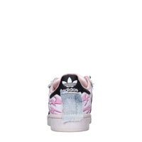 Sneakers in pelle e tessuto 
