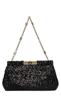 Borsa Marlene in micro paillettes 