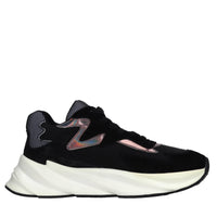 Sneakers in pelle tessuto ed ecopelle 