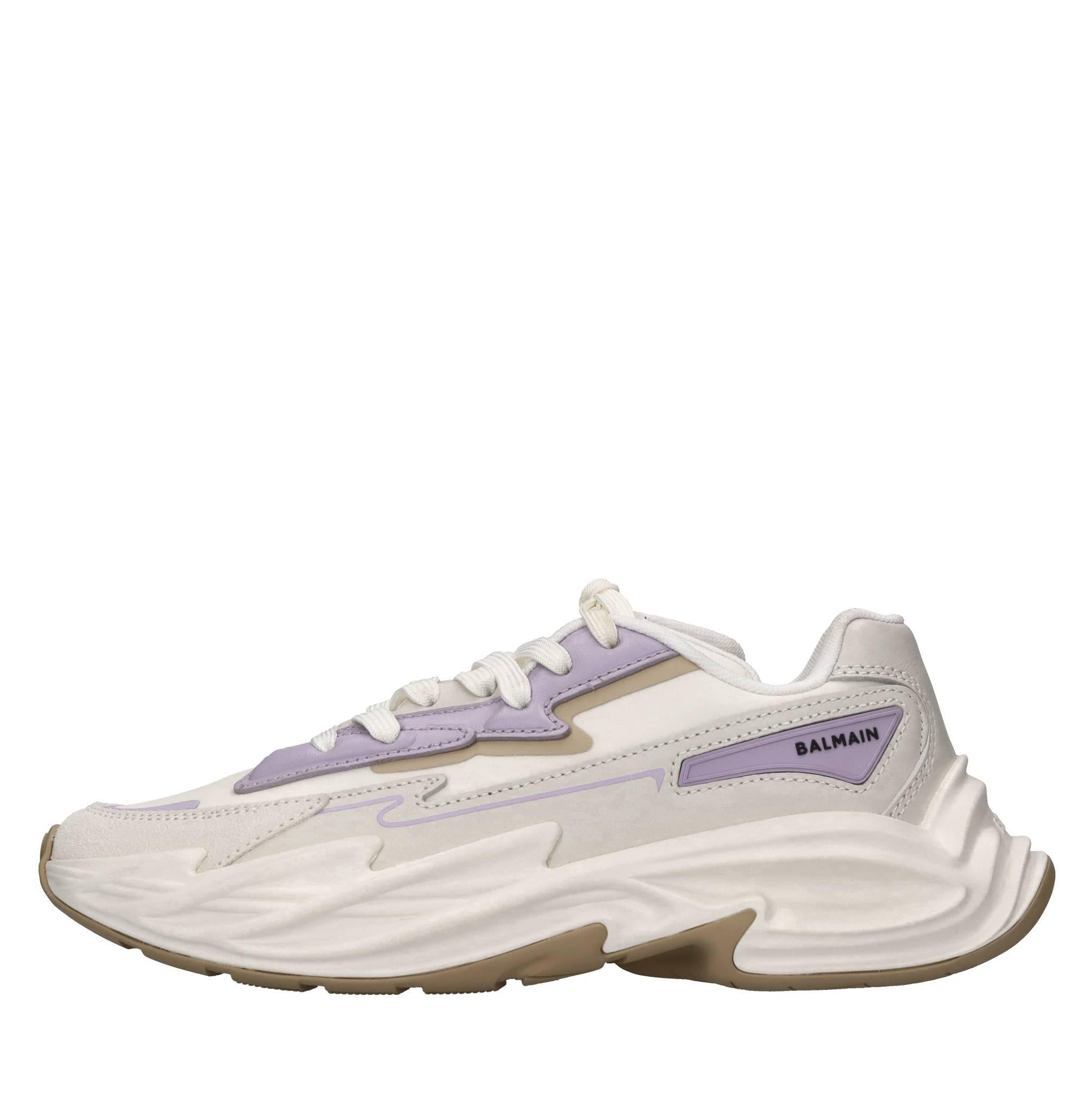 Sneakers Run Row in pelle e tessuto 