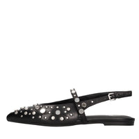 Ballerine slingback Brenda in pelle e borchie 