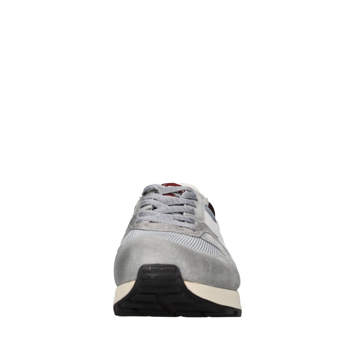 Sneakers in camoscio e tessuto 