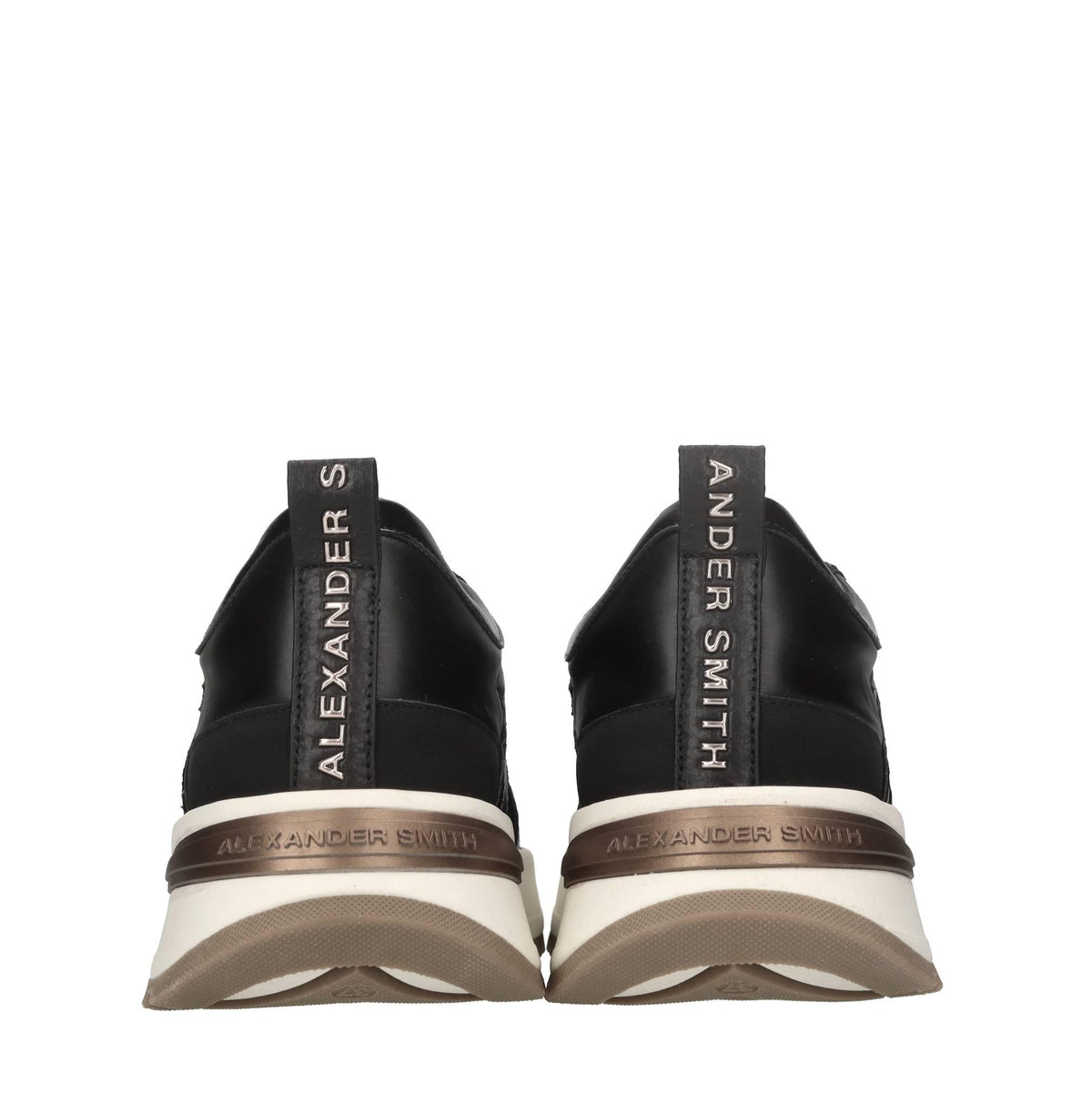Sneakers in ecopelle e tessuto 