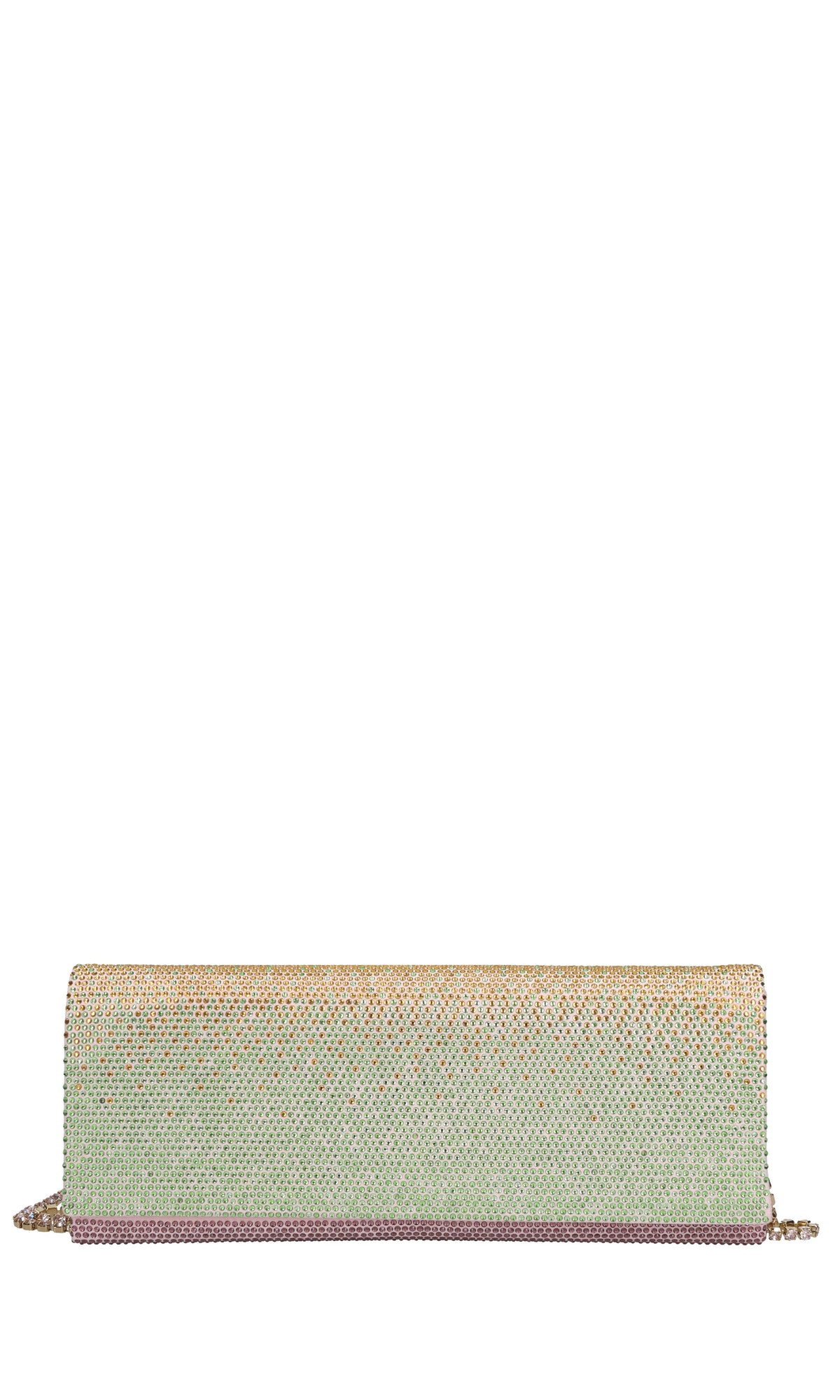 Borsa modello ENVELOPE in camoscio e strass 