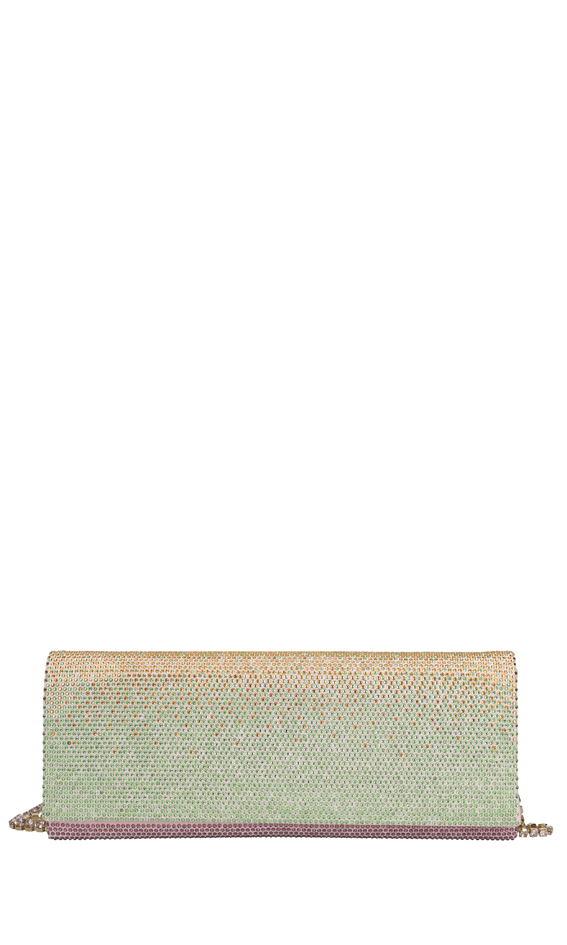 Borsa modello ENVELOPE in camoscio e strass 