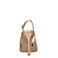 Décolleté slingback modello JAIPUR in raso e pelle 