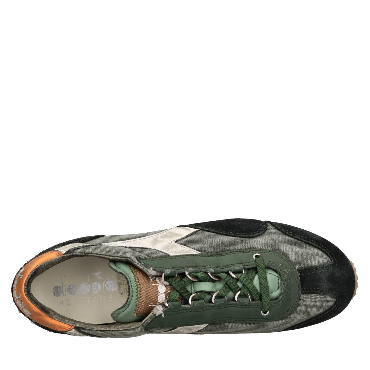 Sneakers modello HERITAGE Equipe H Dirty Stone Wash Evo in tessuto e pelle scamosciata 