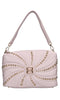 LA CARRIE Oyster Faux Leather Bag