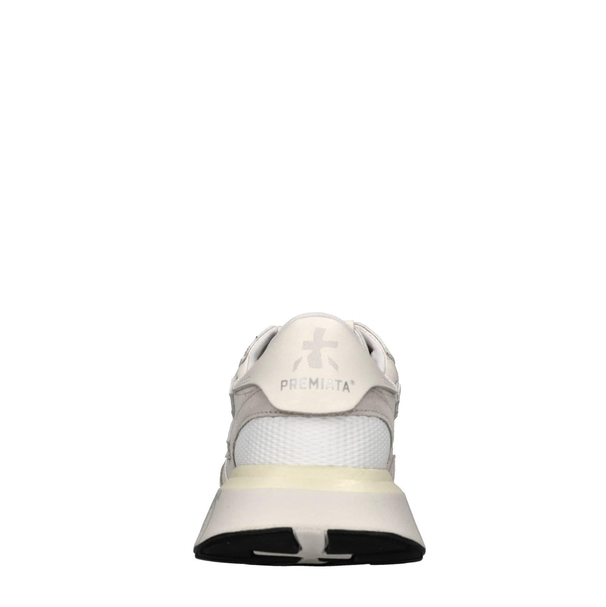 Sneakers in pelle ecopelle e tessuto 
