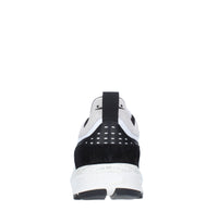 Sneakers in camoscio pelle e tessuto 