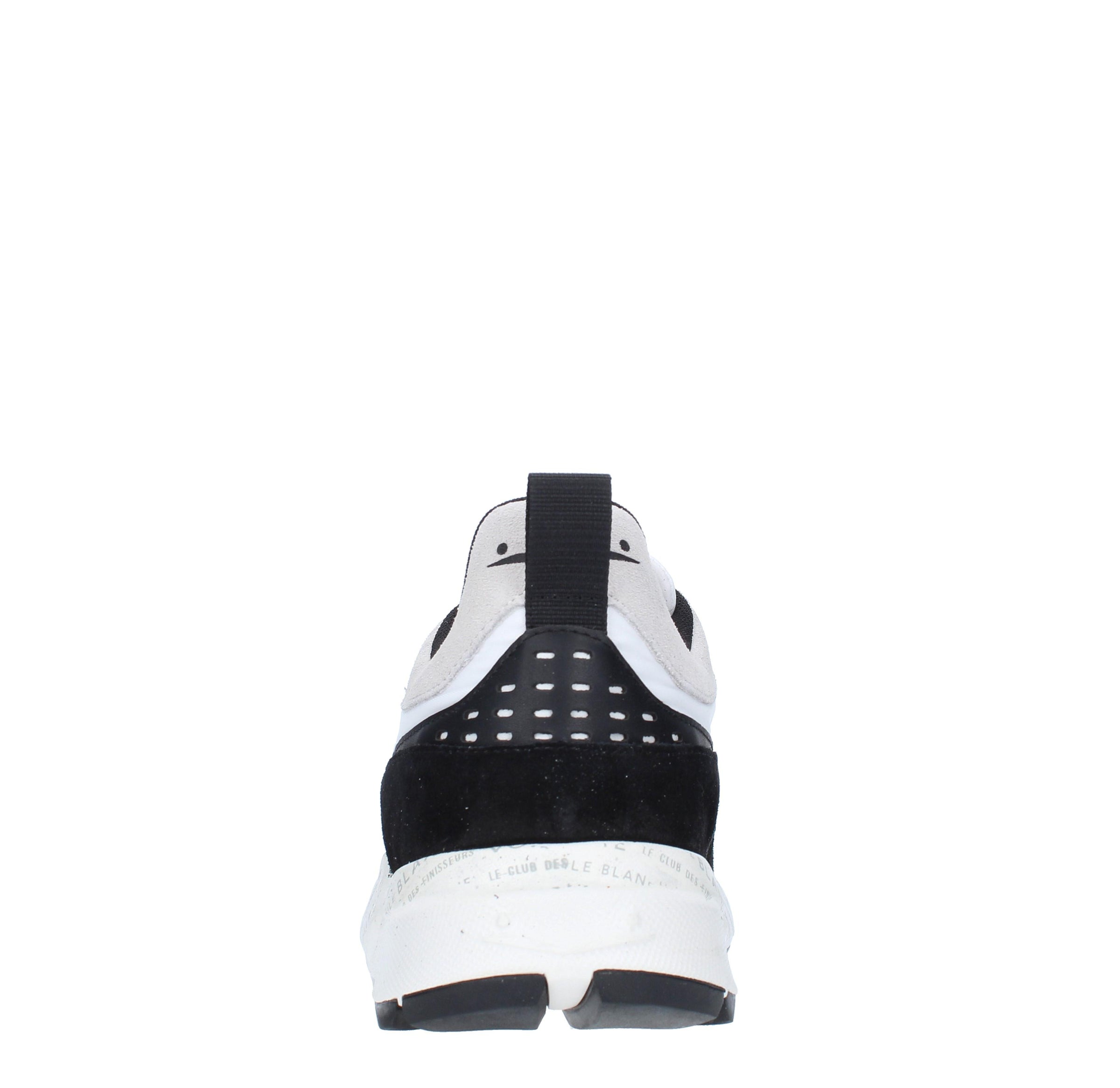 Sneakers in camoscio pelle e tessuto 