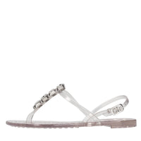 Sandali flat Jelly in PVC  e Swarovski 