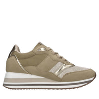 Sneakers in ecopelle e tessuto 