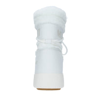 Stivaletti da neve modello LTRACK FAUX FUR MOON BOOT in ecopelliccia e nylon tecnico idrorepellente 