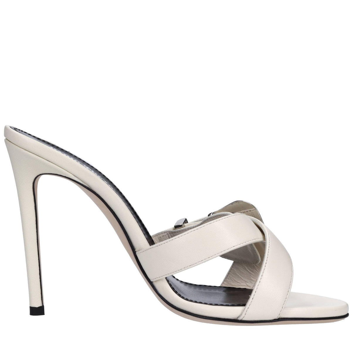 Mules in pelle 