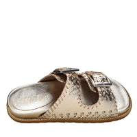 Mules in pelle con borchie 