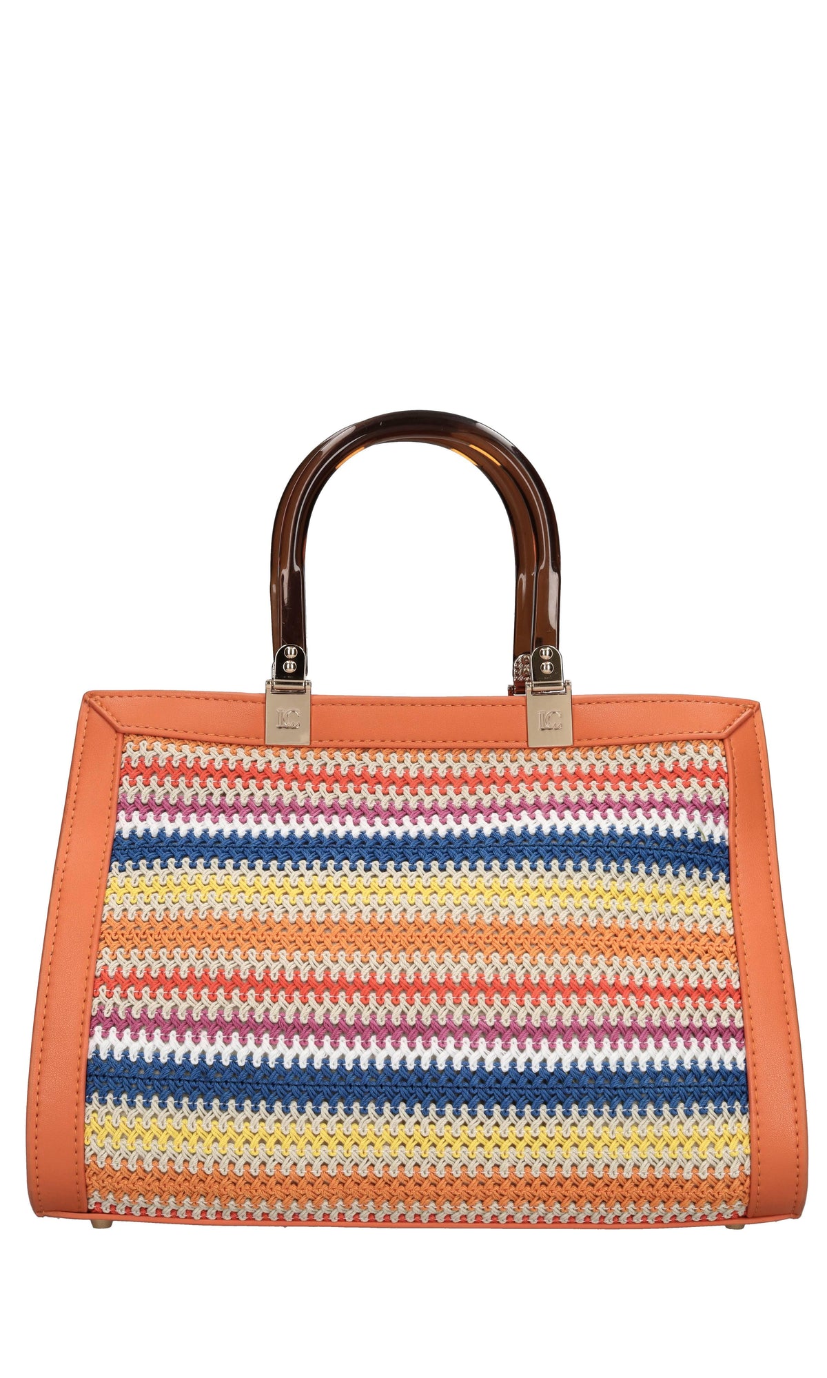 Borsa modello BRANDICCHI in tessuto ed ecopelle 