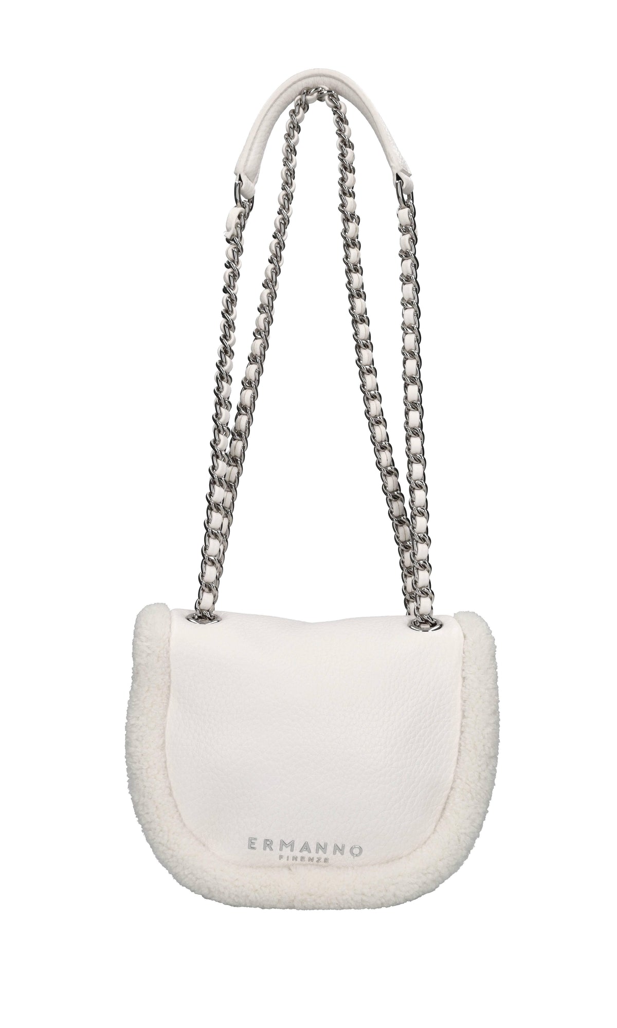 Borsa in ecopelle ed ecopelliccia 
