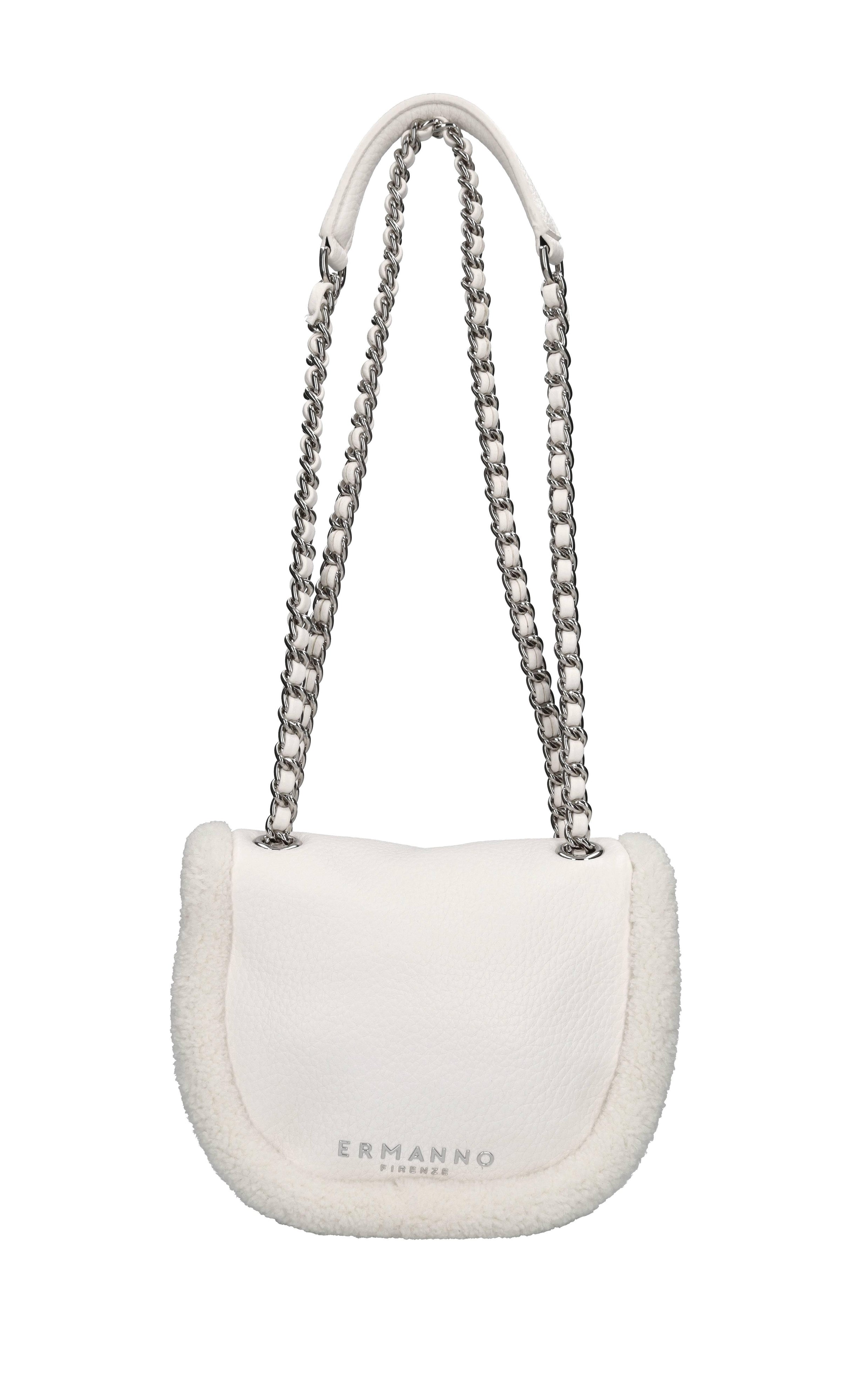 Borsa in ecopelle ed ecopelliccia 