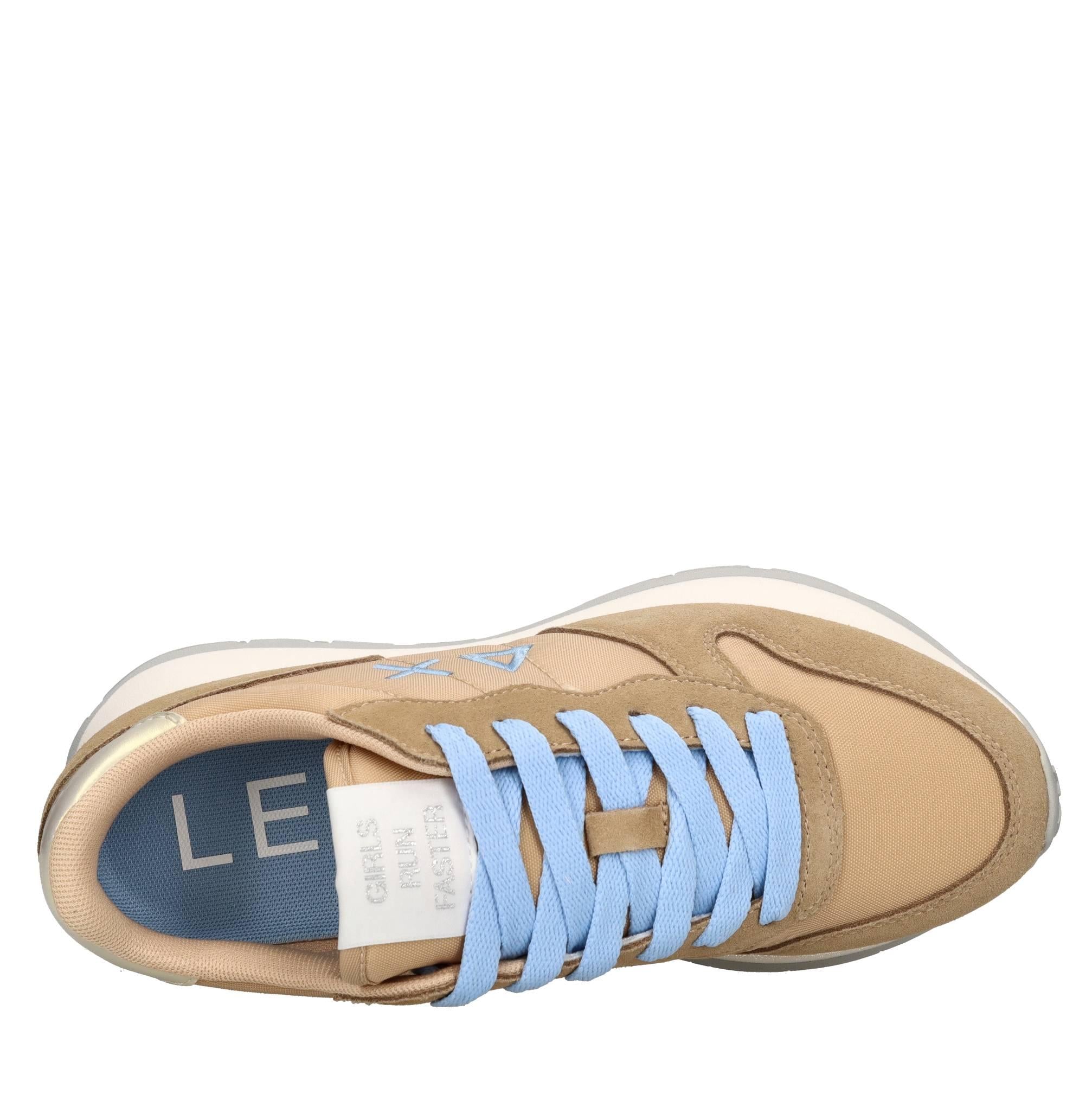 Sneakers modello Z35201 SUN68 in pelle scamosciata e tessuto traspirante 