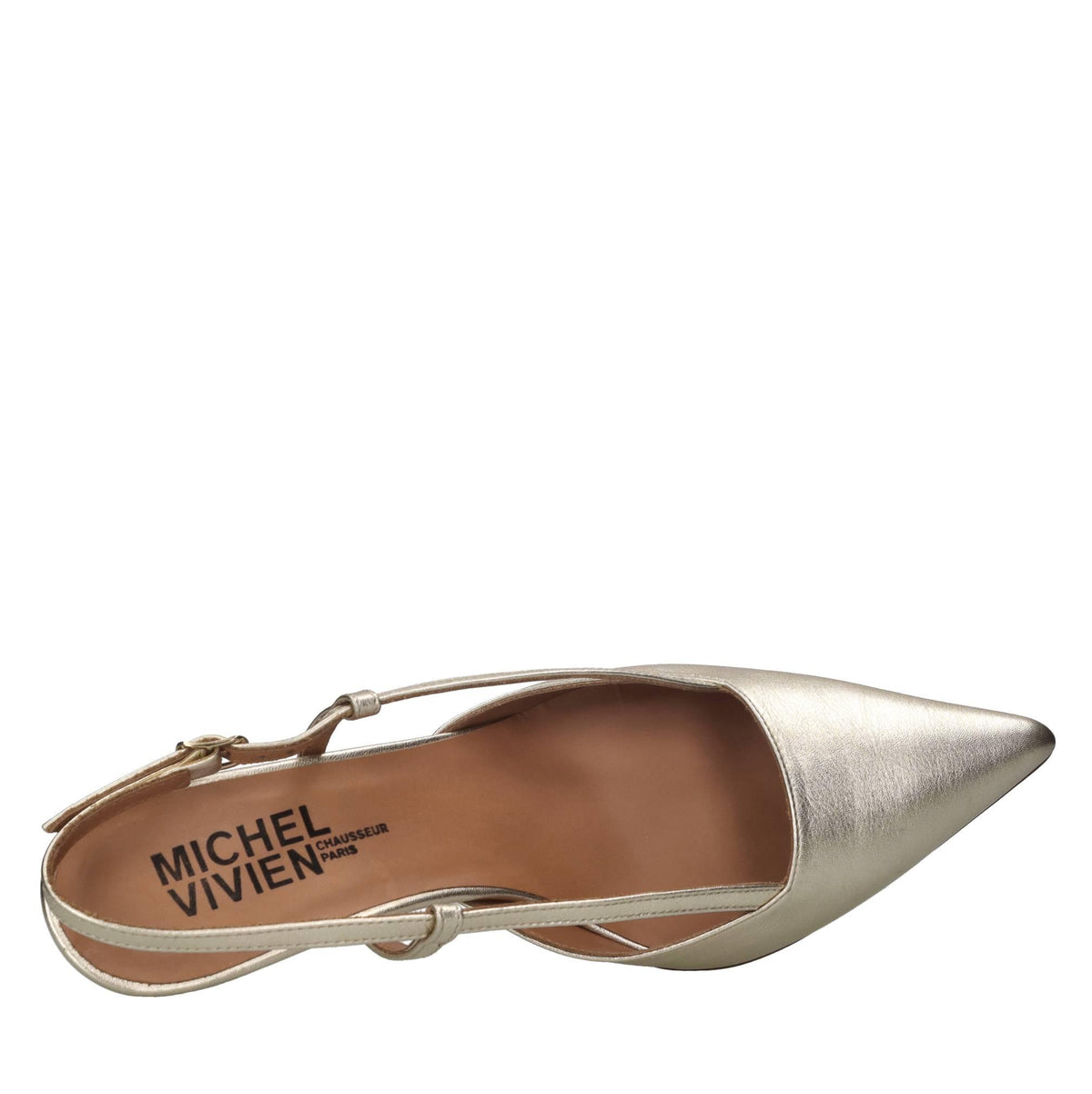 Décolleté slingback Rush in pelle 
