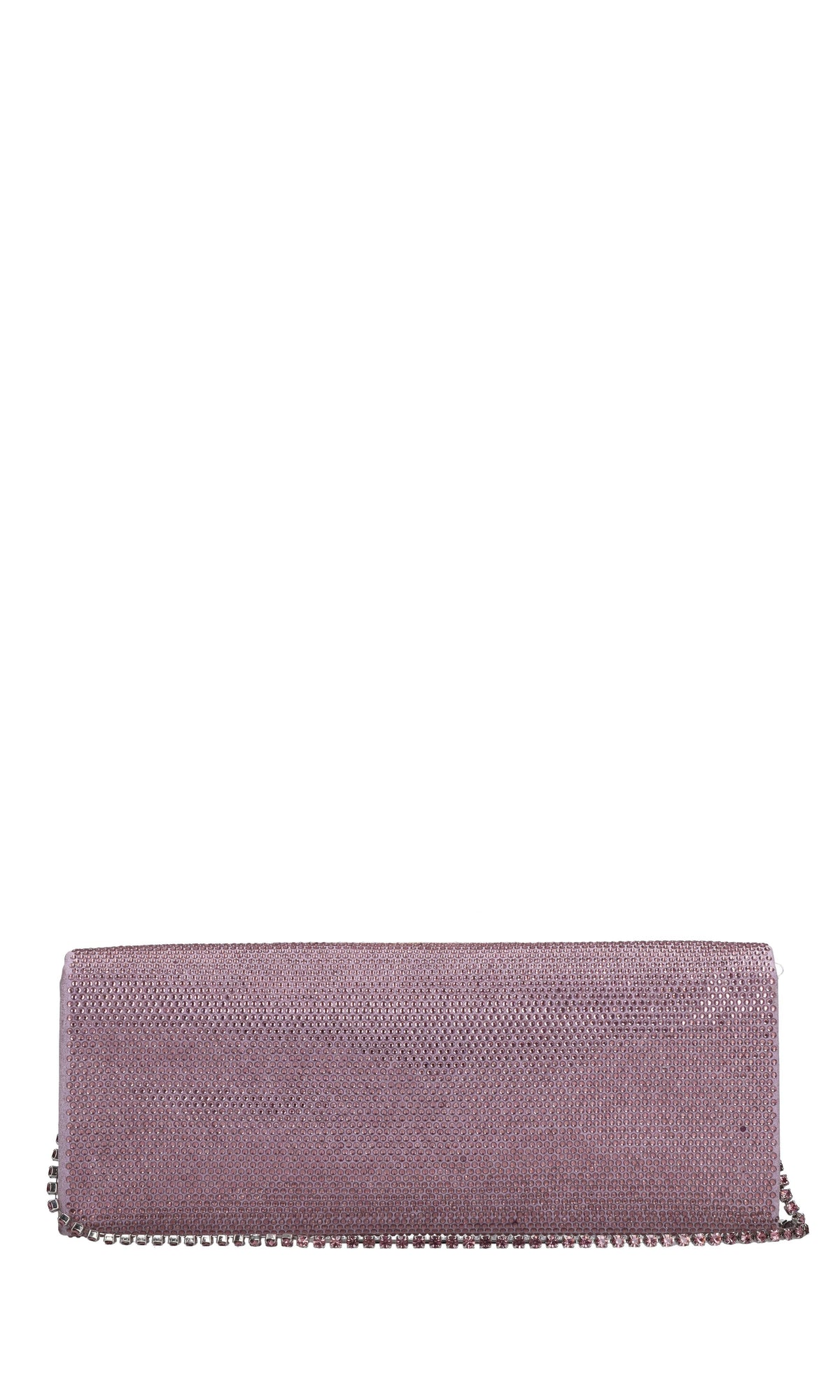 Borsa modello ENVELOPE in camoscio e strass 