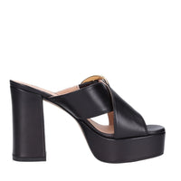 Mules in pelle 