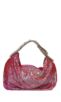 Borsa mini modello jill in maglia metallica 