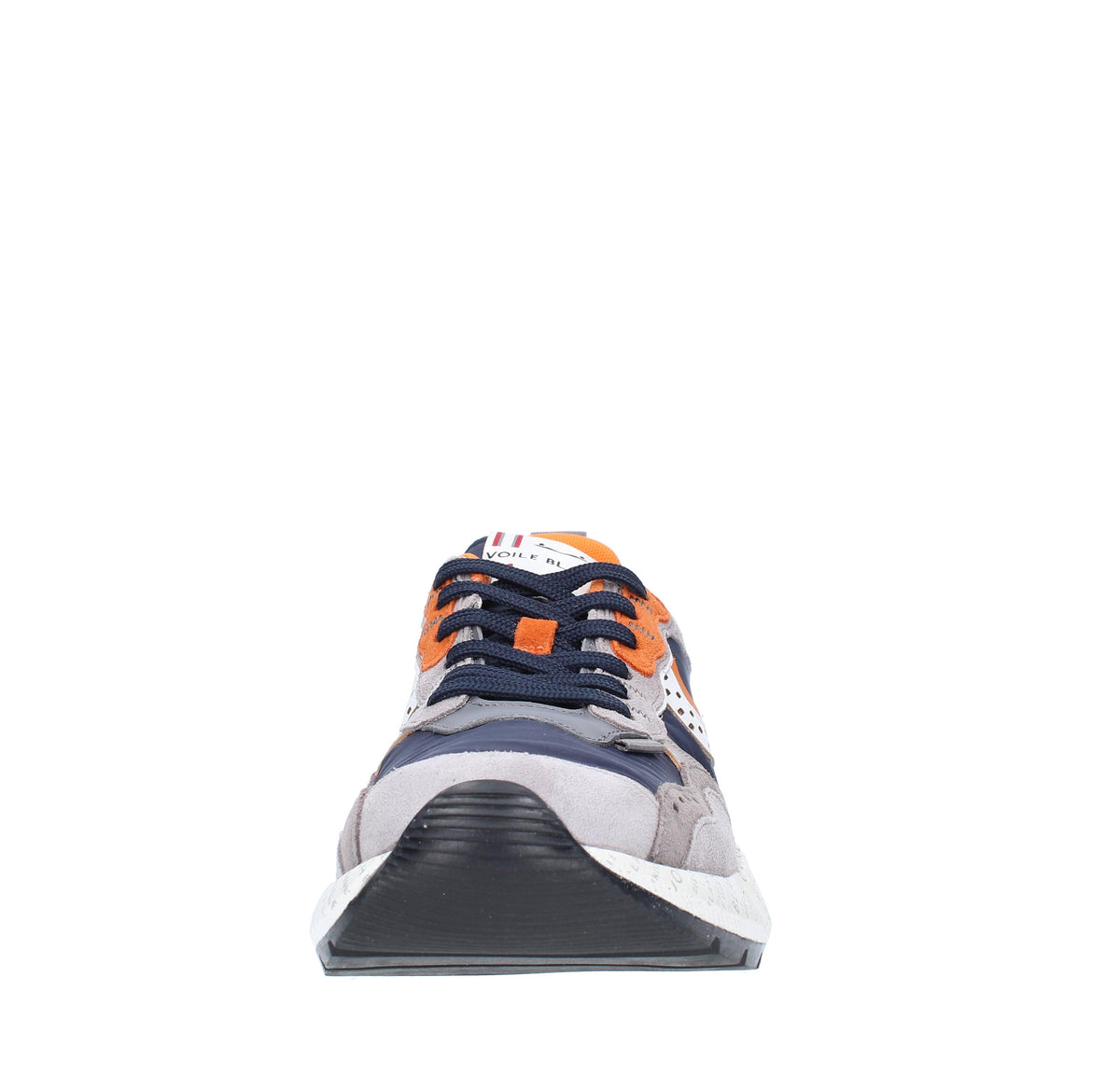Sneakers in camoscio pelle e tessuto 