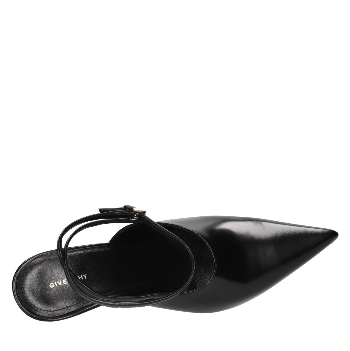Décolleté slingback in pelle 