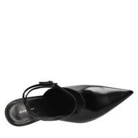 Décolleté slingback in pelle 