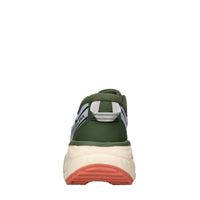 Sneakers in ecopelle e tessuto 