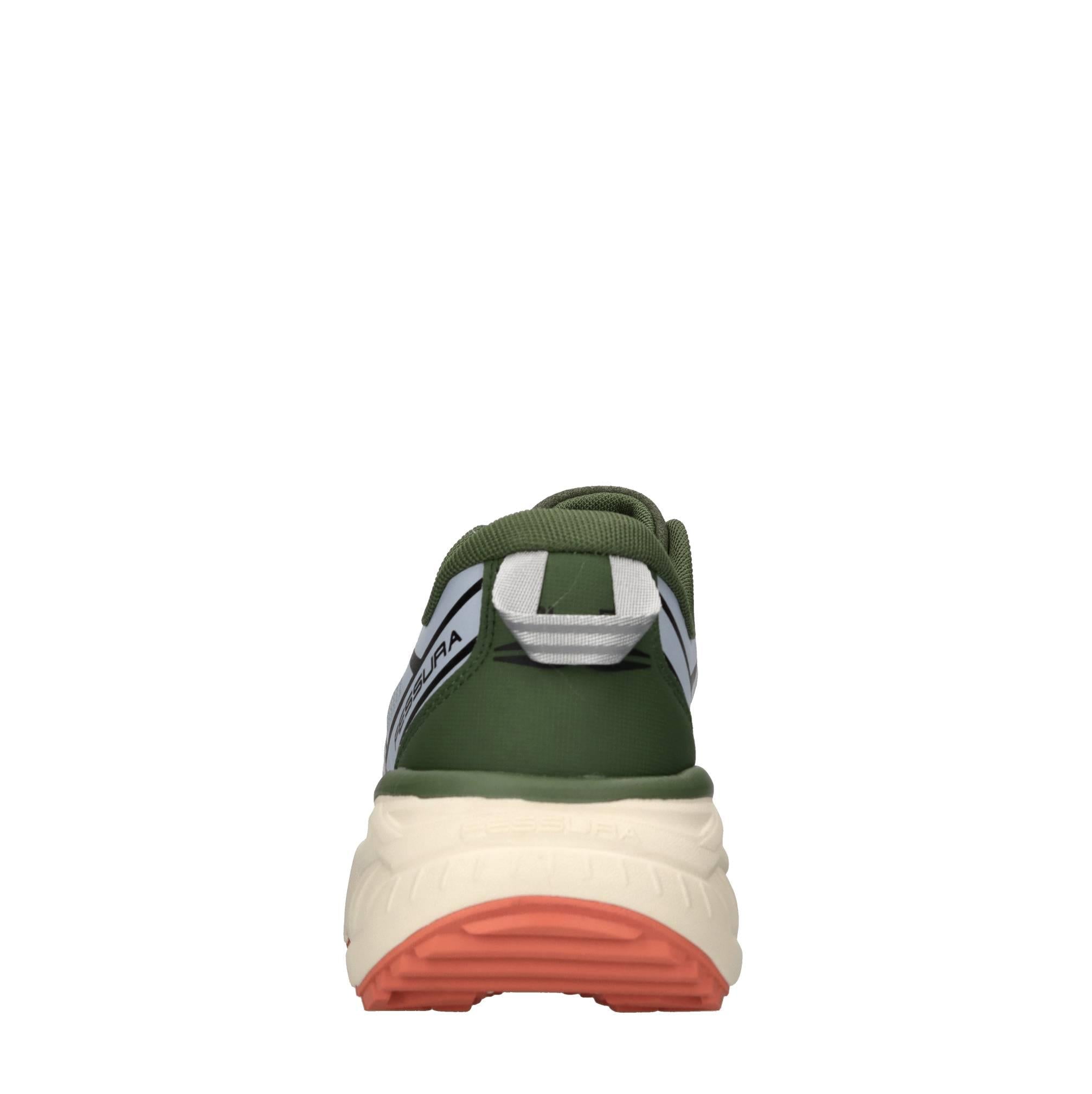 Sneakers in ecopelle e tessuto 