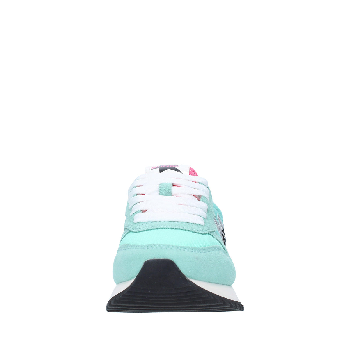 Sneakers in camoscio pelle e tessuto 