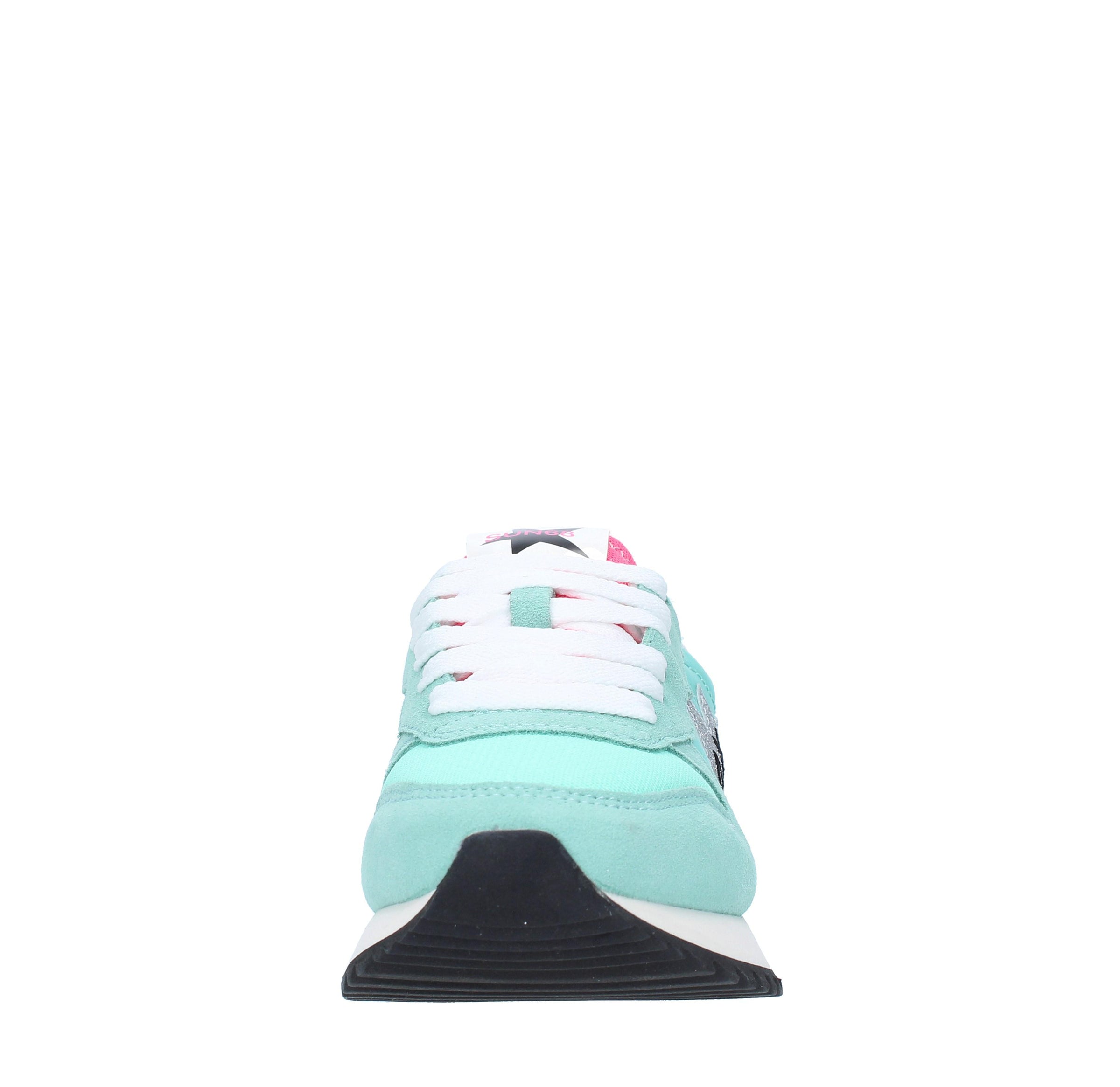 Sneakers in camoscio pelle e tessuto 