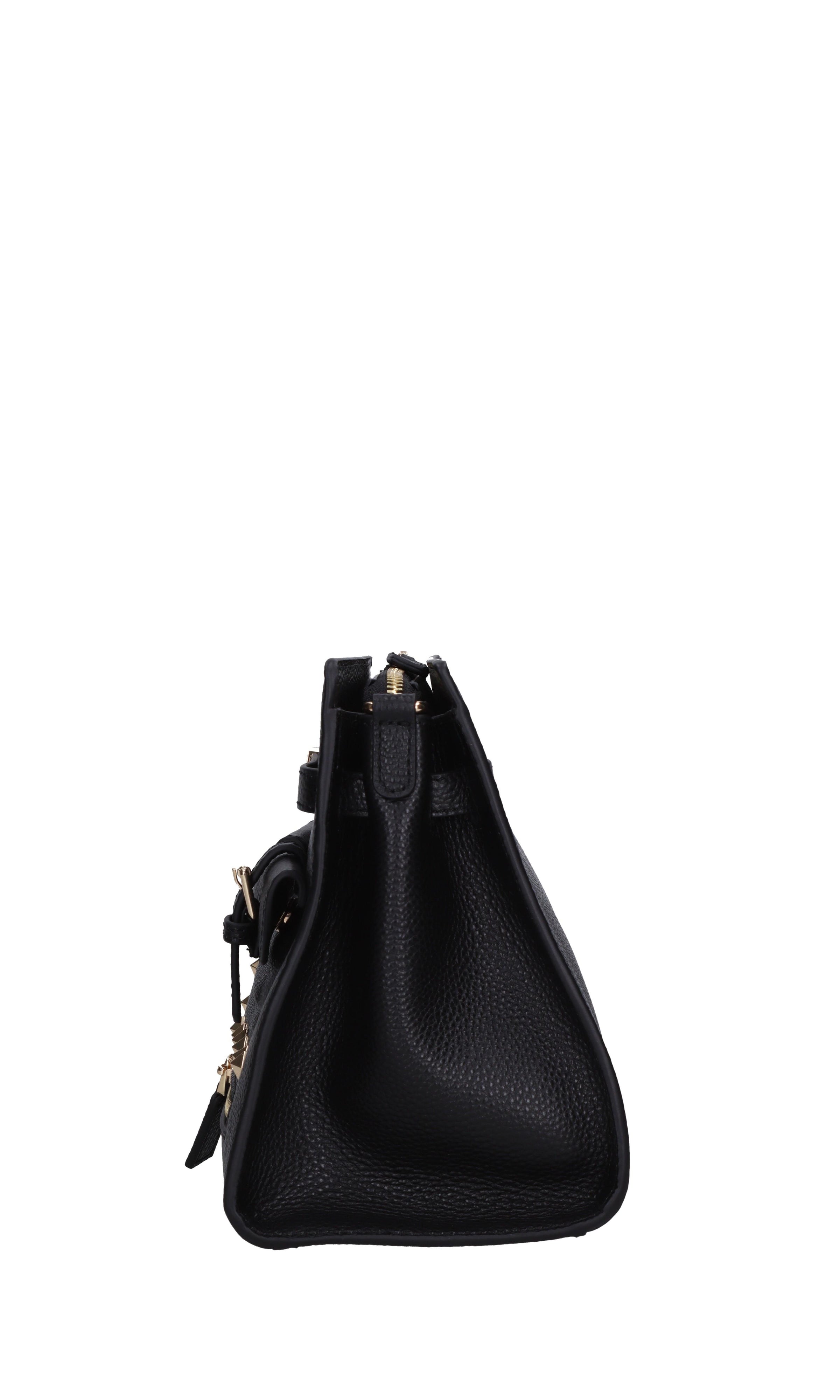 Borsa ROCK POKET MED. in pelle e borchie 