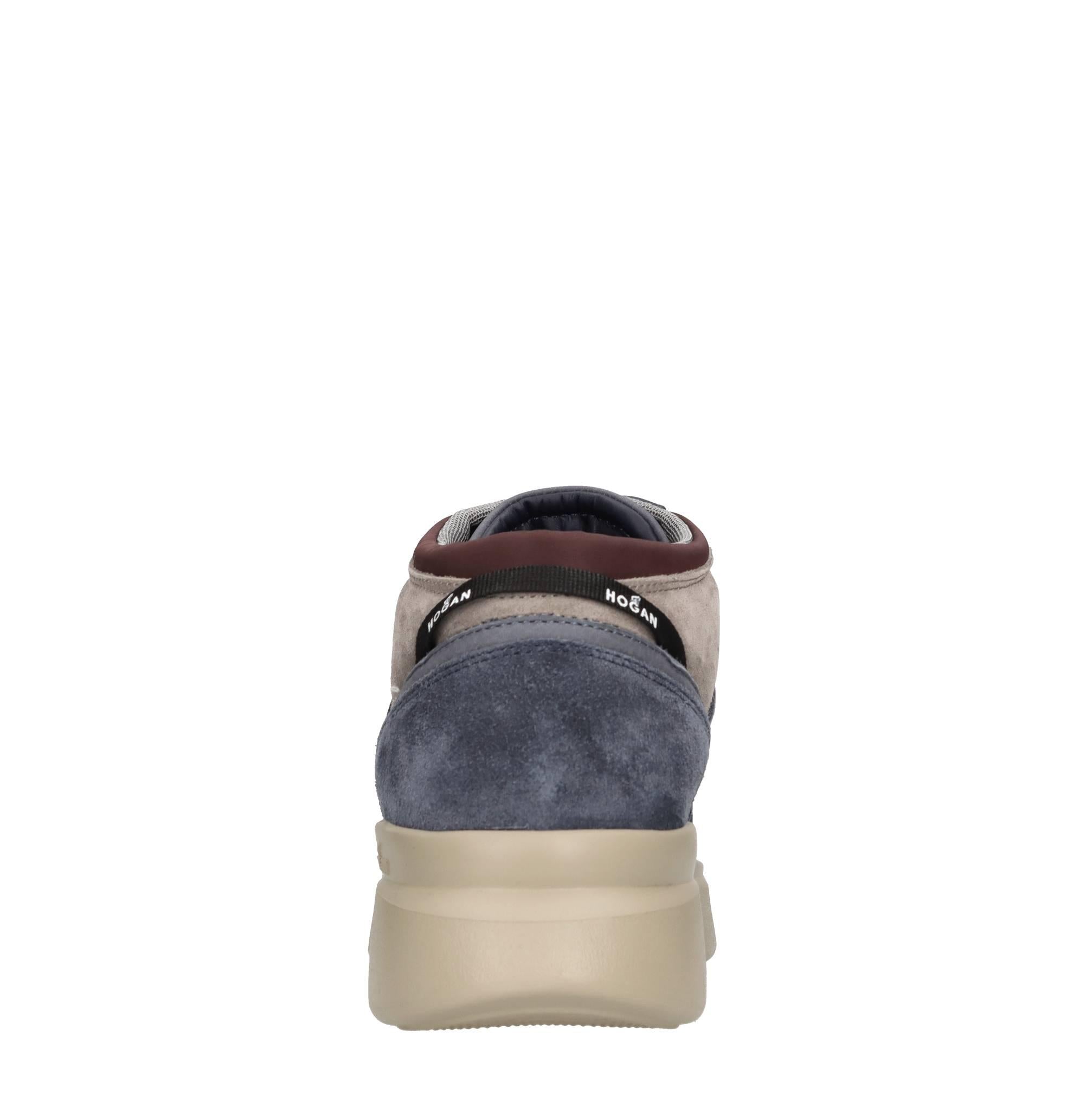 Sneakers in pelle e camoscio 