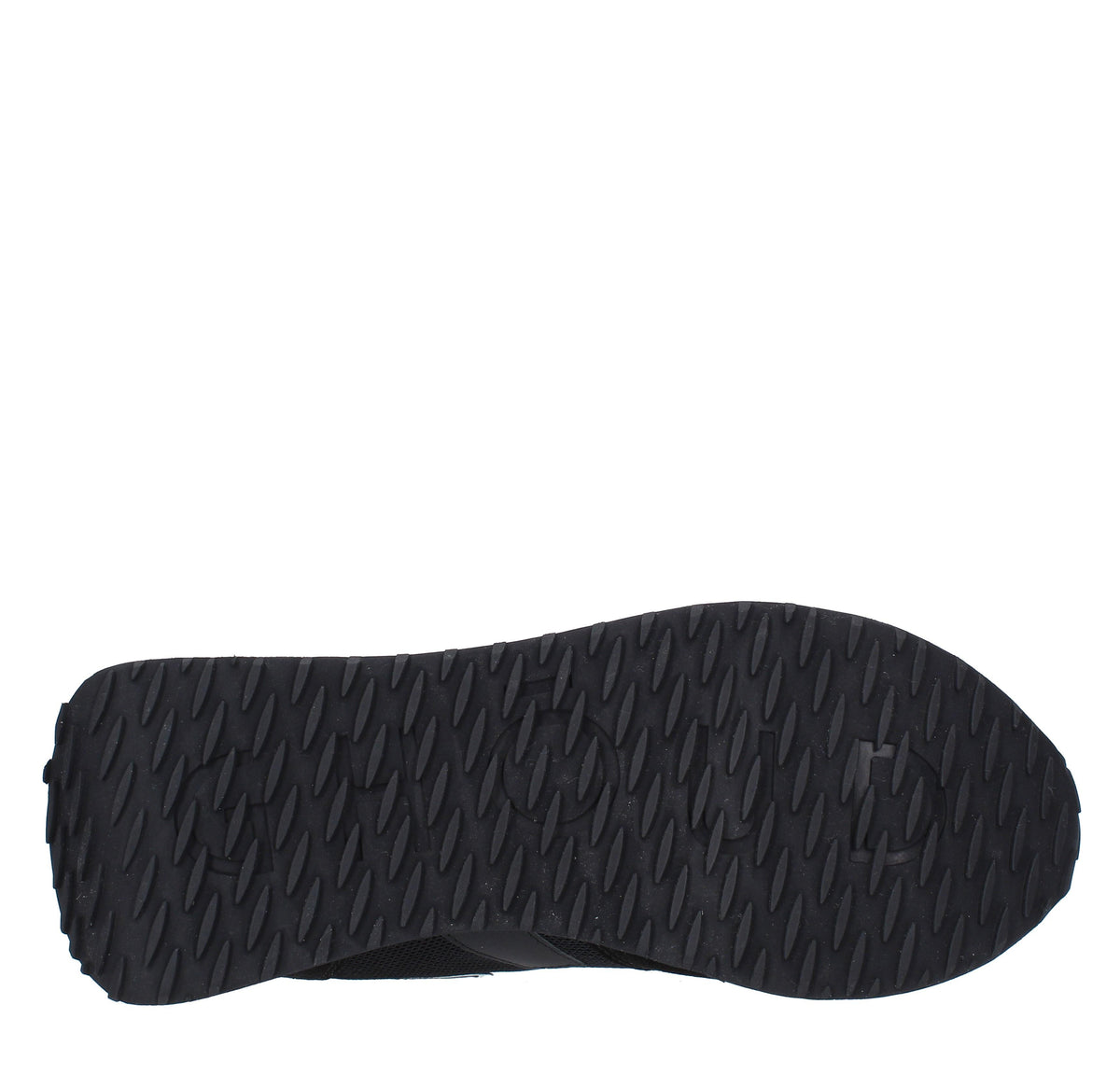 Sneakers in camoscio,tessuto e pelle 