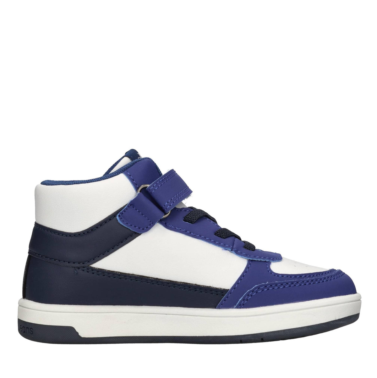 Sneakers in ecopelle e tessuto 