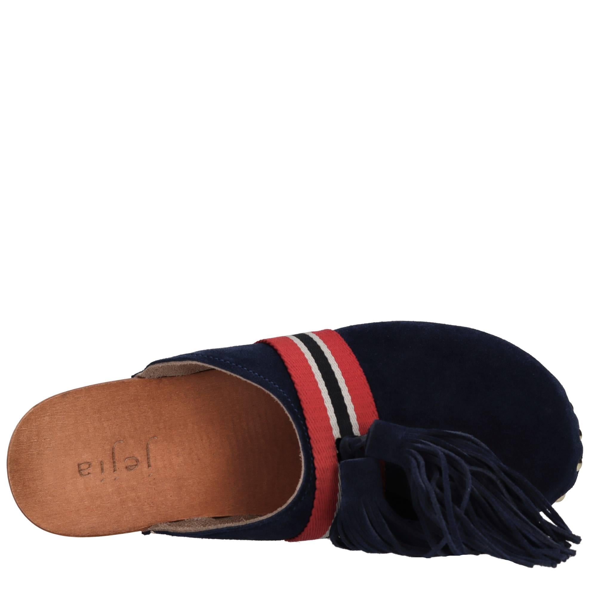 Sabot in camoscio 