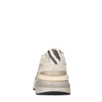 Sneakers in tessuto pelle ed ecopelle 